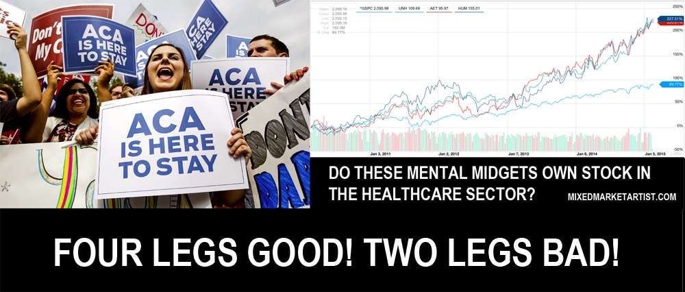Hurrah! The Bailout of the Healthcare Sector and the Government Subsidization of  Big Pharma Remains!