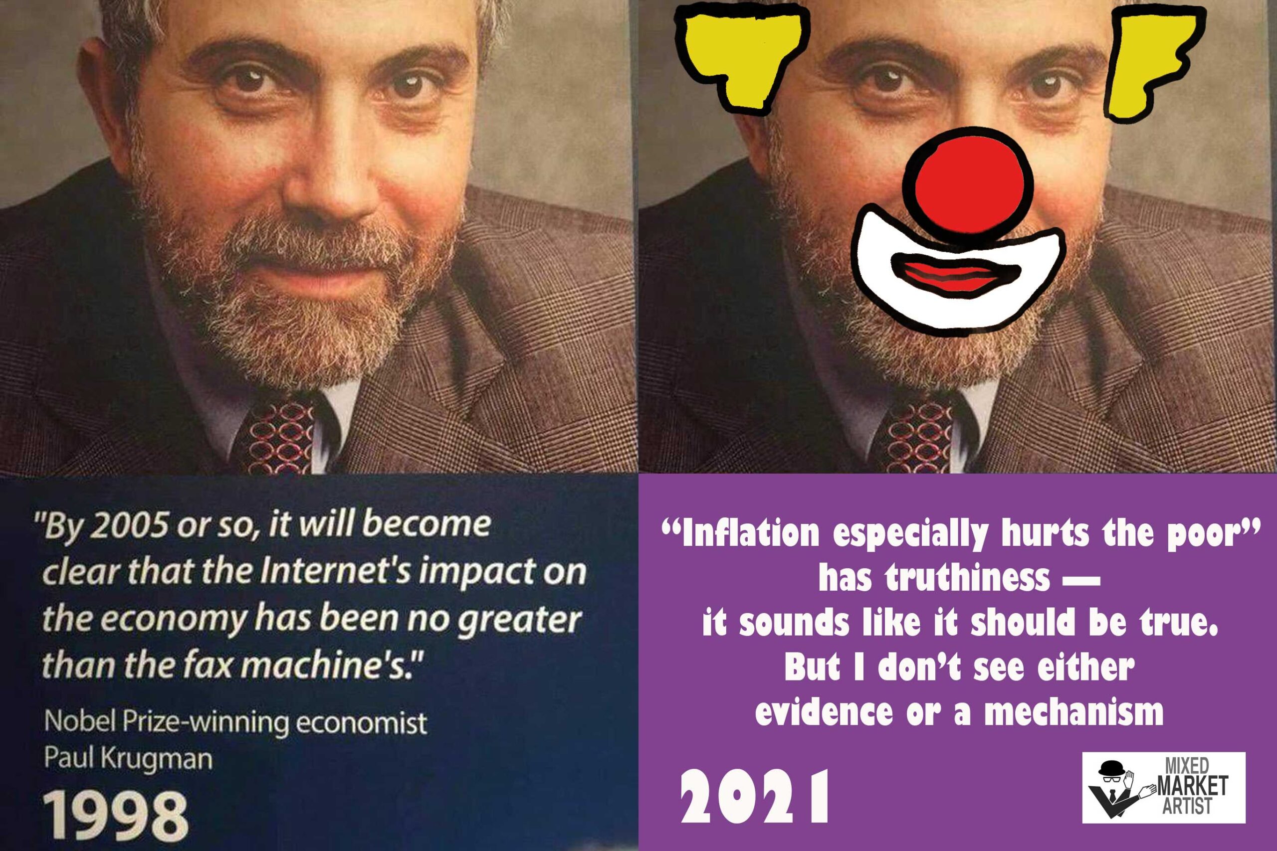 Clueless Paul Krugman – Doing for Poor People What James Watson did for Minorities